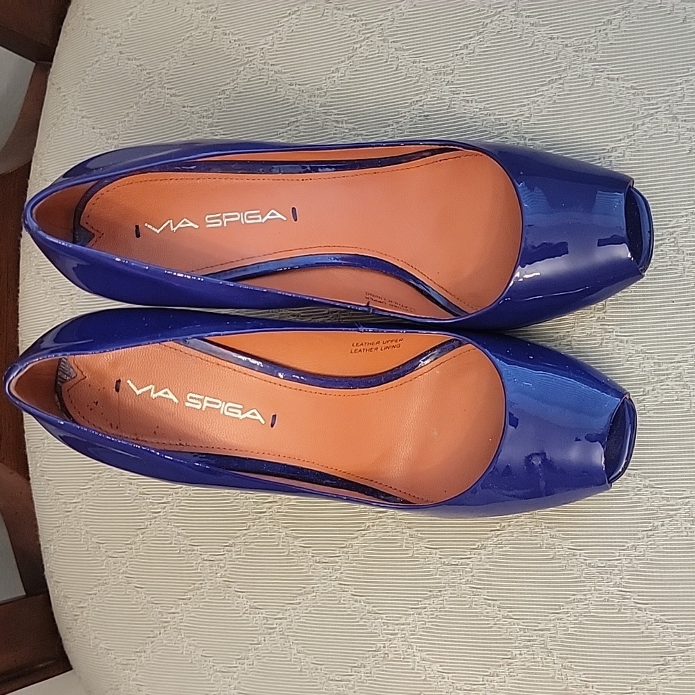 Via Spiga heels blue size 7